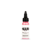 Dynamic Color Co bubble gum tattoo ink bottle shows vivid pigment for sharp details.
