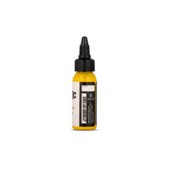 Dynamic Color Co Canary Yellow ink closeup—dense pigment for smooth shading.