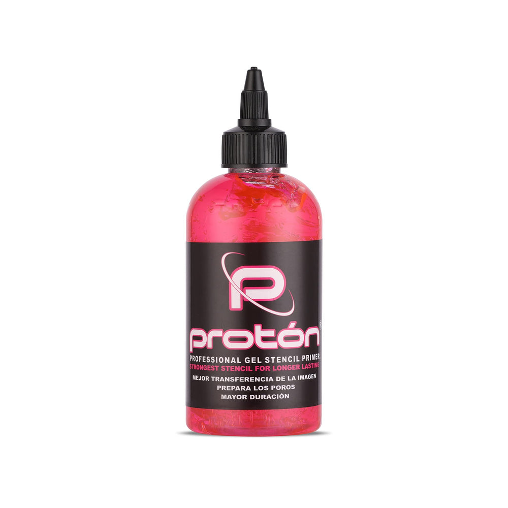 Dynamic Color Co Proton stencil primer pink 8oz bottle for precise stencil transfer.