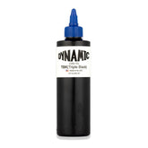 Dynamic Color Co Triple Black ink bottle front view shows bold pigment for precise outlining.