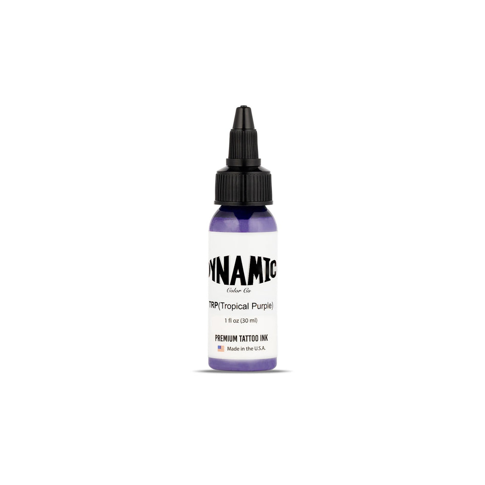 Dynamic Color Co Tropical Purple ink bottle for vibrant color and smooth flow.