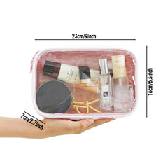DYSHAYEN bag shows transparent side for fast visibility at security