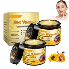 DZCKTFYGRT Bee Venom Cream tube closeup shows smooth texture and firming potential