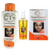 E de B CT+ Clear Therapy Lotion 3 Pack bottle set for daily hydration and radiant skin