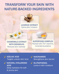 e70 face serum amber bottle - deeply nourishes and evens skin texture.