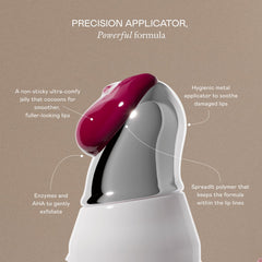 EADEM Le Chouchou balm on lips shows non-sticky gloss and smooth finish.