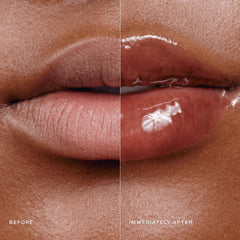 EADEM Le Chouchou Boba Bounce swatch on lips with nourishing glow