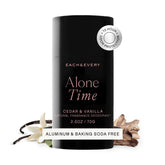 Each & Every Cedar & Vanilla deodorant bottle with aluminum-free formula for all-day odor protection.