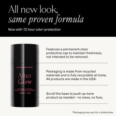 Each & Every aluminum-free deodorant packaging highlights eco-friendly design
