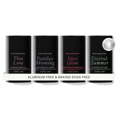 Each & Every raspberry-mandarin deodorant stick offers all-day odor protection for sensitive skin.