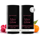 Each & Every raspberry-mandarin deodorant packaging close-up for clean, natural scent.