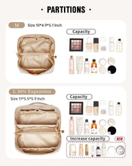 EACHY waterproof PU leather exterior protects contents during travel