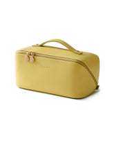 EACHY travel makeup bag open-flat view for quick item access.