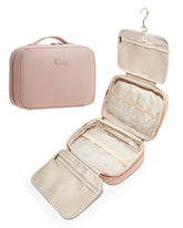 Eachy travel toiletry bag pink waterproof exterior for on-the-go protection