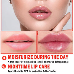 Eakroo Bee Lip Balm Honey Pot Watermelon swirl moisturizes lips for daily use.
