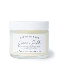 Earth Harbor SIREN SILK bottle close-up highlighting rich whipped texture for deep hydration