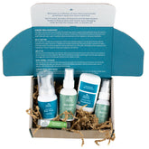 Earth Mama gift box front view, ready-to-gift for baby showers.