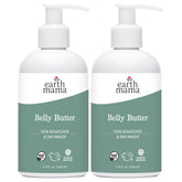 Earth Mama Belly Butter bottle front highlights fragrance-free, pregnancy-safe hydration