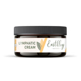 Earthley Wellness Lymphatic Cream tube closeup for soothing skin and potential lymph support