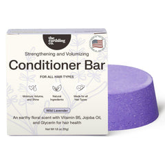 The Earthling Co. Conditioner Bar packaging showcases eco-friendly design for sustainable hair care.