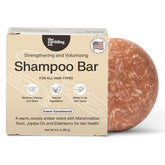 The Earthling Co. Shampoo Bar lather demonstrates rich cleansing for all hair types.