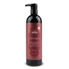 Earthly Body MKS eco Nourish Shampoo Original Scent bottle—gentle cleansing for fine hair.