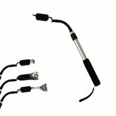 EASACE extension-handle adjustable-length aids tailored reach for shaving.
