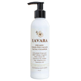 Eavara Beef Tallow Face Wash pump bottle for gentle cleansing and hydration.