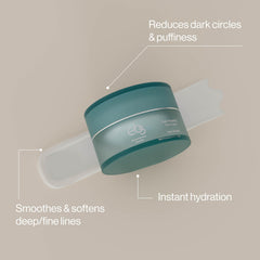 eb5 Daily Repair Eye Treatment application motion shows smooth glide to reduce visible tiredness