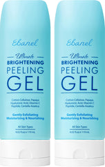 Ebanel brightening peeling gel with cotton cellulose micro-pills lifting dull buildup for smoother skin