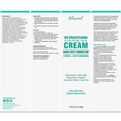 Ebanel dark-spot remover packaging emphasizes USA-made cruelty-free branding.
