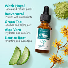 Ebanel Retinol Serum vitamin C and niacinamide blend brightens uneven tone