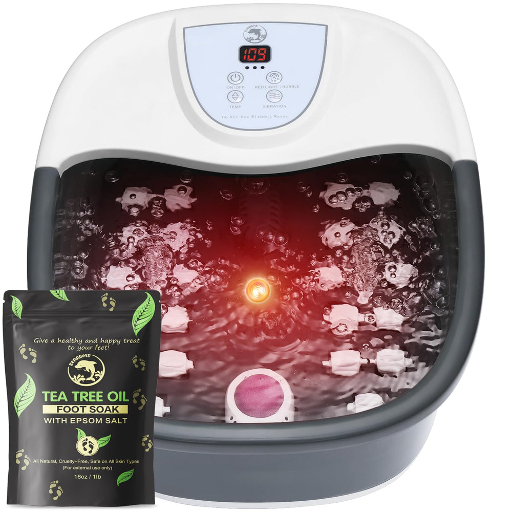 ECARBME foot spa massager with 22 rollers for targeted relief