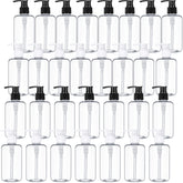 Eccliy clear 8 oz pump bottle for easy, mess-free dispensing.