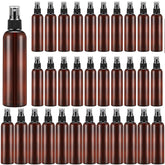 Eccliy 32pcs 8oz spray bottles with amber-clear packaging for home and travel use.