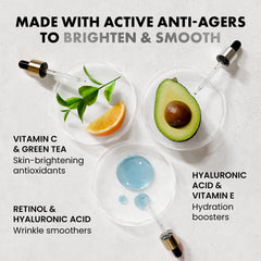 Eclat Skincare retinol serum texture for smoother-looking skin