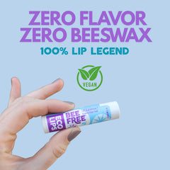 Eco Lips Bee Free balm being applied for quick relief on cracked lips