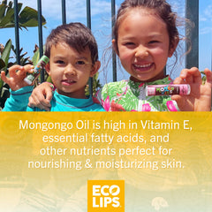 Eco Lips Mongo Kiss Pomegranate tube for smooth lips and vibrant scent.