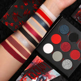 ecoFavor Red Goth Eyeshadow Palette packaging shows compact travel-friendly case