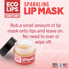 Eco Lips lip scrub texture close-up highlights exfoliating beads.