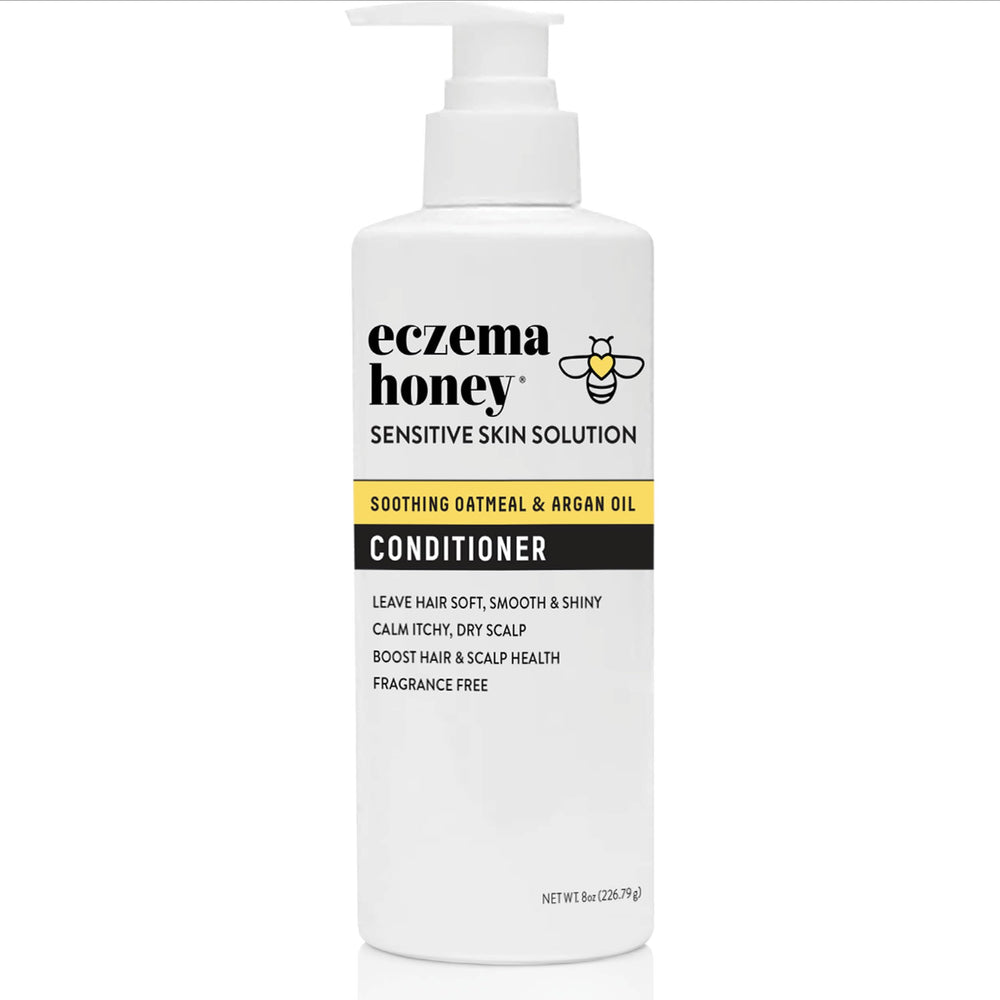 ECZEMA HONEY Nourishing Conditioner bottle front supports soothing scalp care.