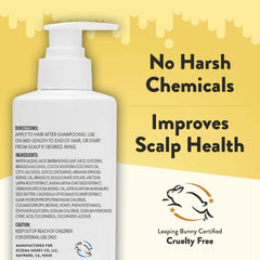 ECZEMA HONEY Nourishing Conditioner dispensing cap view for easy use.
