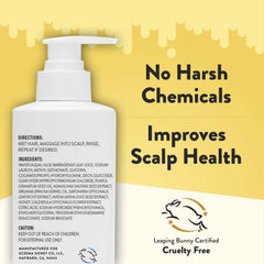 ECZEMA HONEY Nourishing Shampoo argan-oil hydration nourishes scalp and hair.