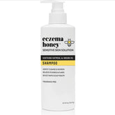 ECZEMA HONEY Nourishing Shampoo bottle-squeeze shows calming scalp relief.