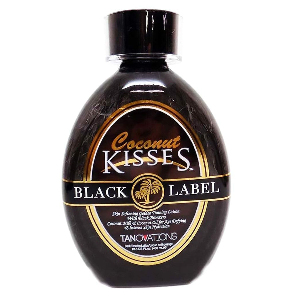 ED HARDY Coconut Kisses Black Label lotion bottle ready for tropical hydration and bronzing.