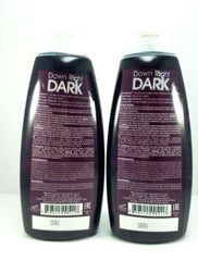 ED HARDY Down Right Dark tan application demonstrates even coverage and glow potential.