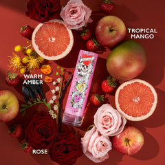 Ed Hardy EDP spray 3.4 oz shows amber warmth ideal for evening wear.