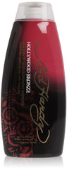 Ed Hardy Hollywood Bronze lotion bottle shows premium packaging for an easy, even tan.