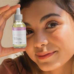 EdenEdges Her Natural Skin Renew Oil application on forearm demonstrates quick absorption.