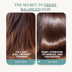 Closeup of peppermint shampoo lather highlighting rich cleansing action by EDENIKA BOTANICALS